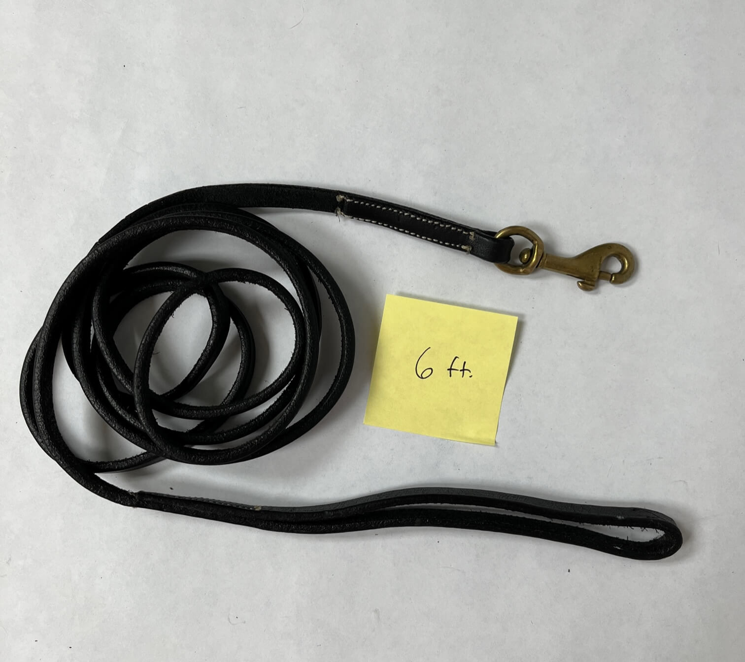 6 ft leather leash